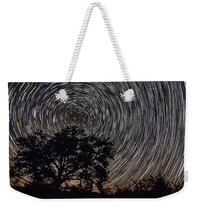 Best Weekender Tote Bag featuring the photograph Cosmic Campground by Gary Migues