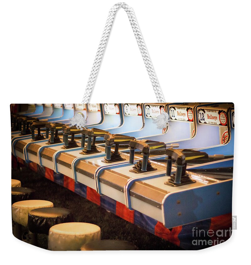 Carnival Weekender Tote Bag featuring the photograph County Fair 6 by Becqi Sherman