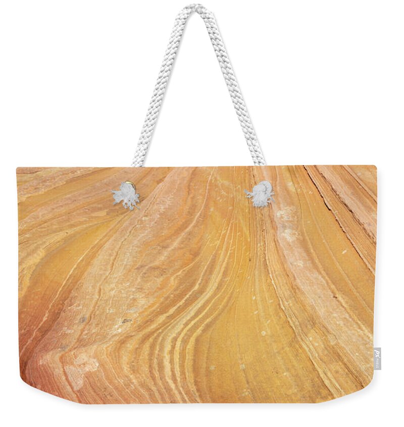 Scenics Weekender Tote Bag featuring the photograph Coyote Buttes With Swirling Shapes by Lucynakoch