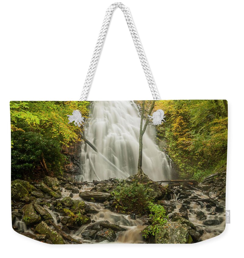 Crabtree Falls Weekender Tote Bag featuring the photograph Crabtree Falls by Rob Hemphill