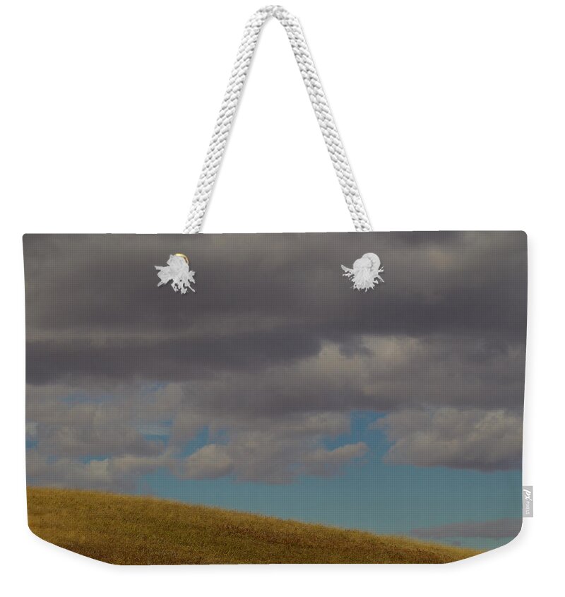 Tranquility Weekender Tote Bag featuring the photograph Cumulus Clouds by Geostock