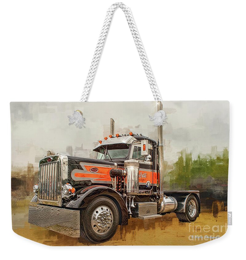 Big Rigs Weekender Tote Bag featuring the photograph Custom Truck Catr9318-19 by Randy Harris