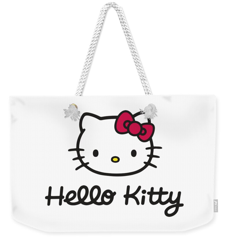 Cute Hello Kitty Cat Weekender Tote Bag by Botolsaos - Fine Art America