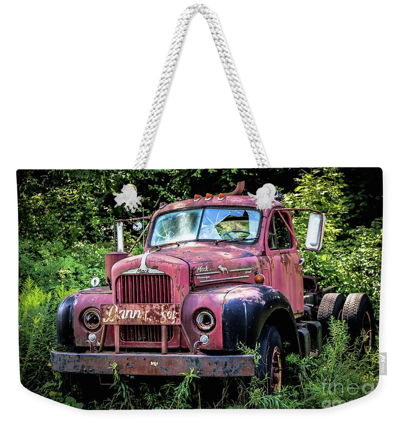 Mack Truck Weekender Tote Bag featuring the photograph Danny Boy by Veronica Batterson