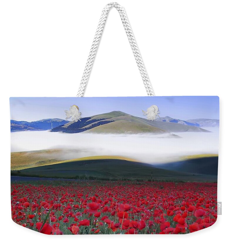 Scenics Weekender Tote Bag featuring the photograph Dawn Of New Day by Photographer Sabrina Scucchi - Rome ( Italy )