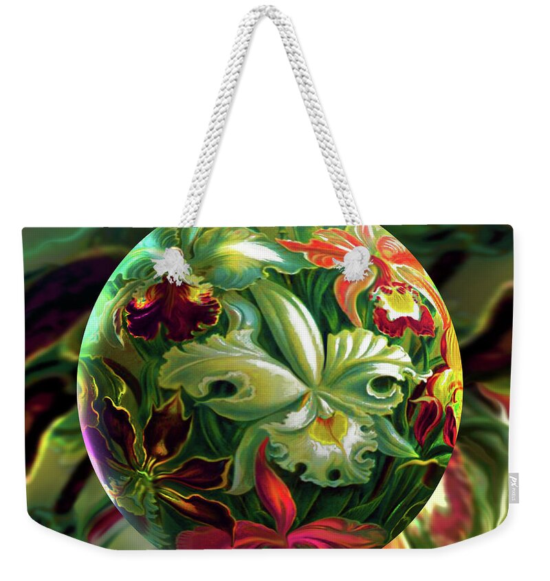 Day Lily Weekender Tote Bag featuring the painting Day Lily Dreams by Robin Moline
