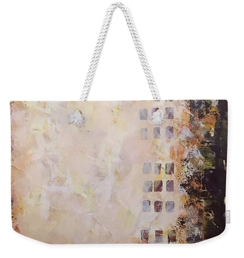 Abstract Weekender Tote Bag featuring the painting Daydreaming by Suzzanna Frank