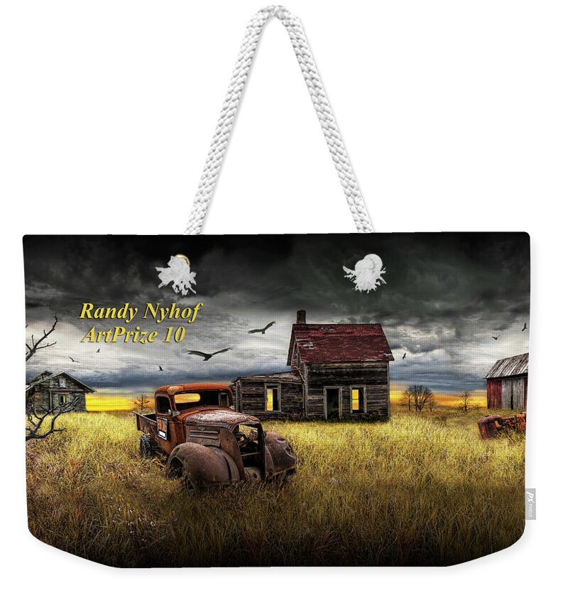 Art Weekender Tote Bag featuring the photograph Death of the Small Farm by Randall Nyhof