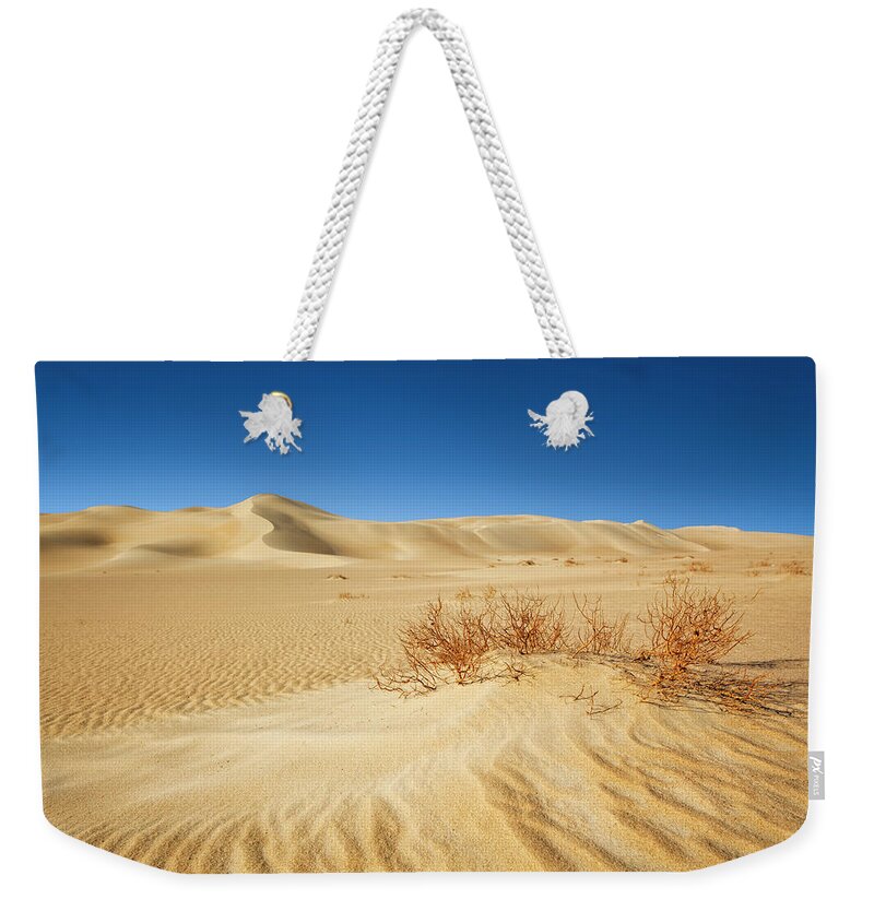 Scenics Weekender Tote Bag featuring the photograph Desert by Cinoby