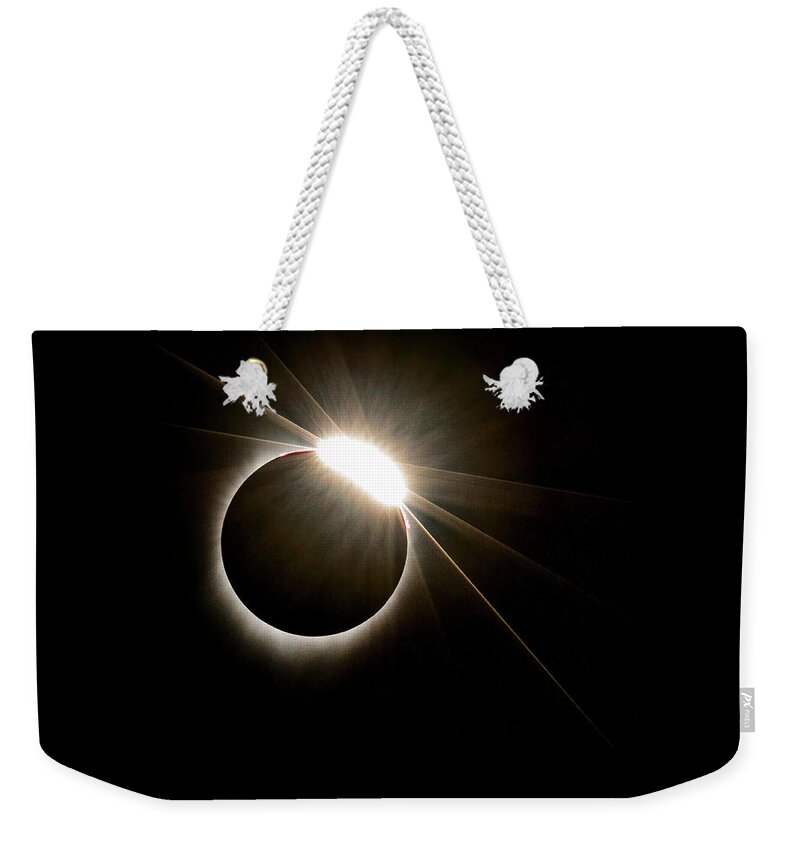 Diamond Ring Weekender Tote Bag featuring the photograph Diamond Ring by Mark Jackson