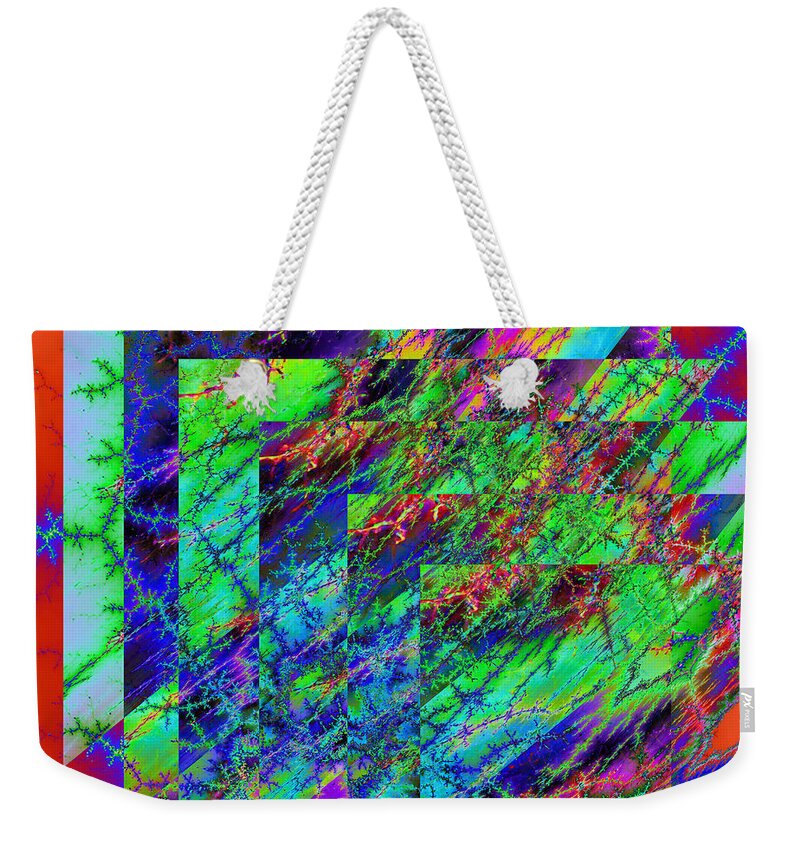 Abstract Weekender Tote Bag featuring the photograph Difference Abstraction by Cathy Anderson