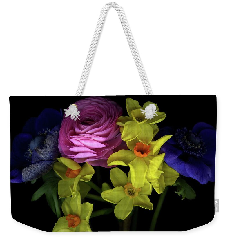 Outdoors Weekender Tote Bag featuring the photograph Different Flower In Spring by Photograph By Magda Indigo