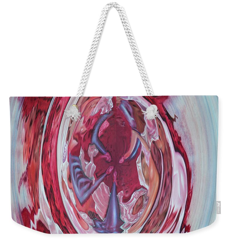 Paranoia Weekender Tote Bag featuring the digital art Digital Paranoia by James Lavott
