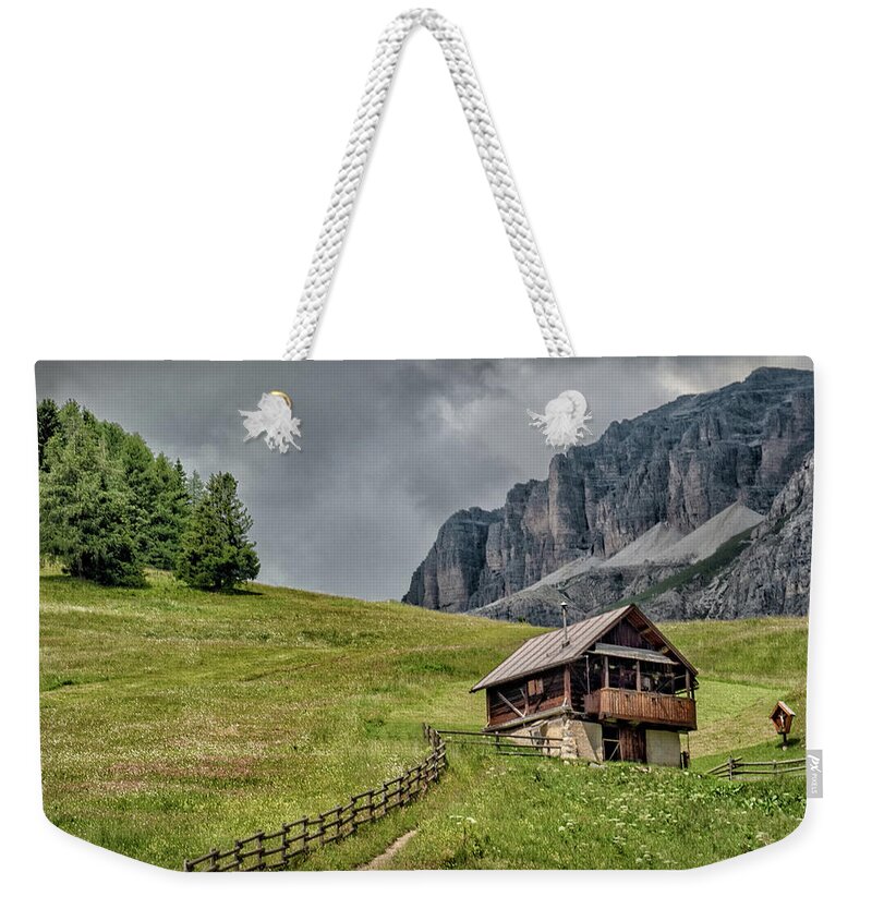 2018 Weekender Tote Bag featuring the photograph Dolomites 7120173 by Deidre Elzer-Lento