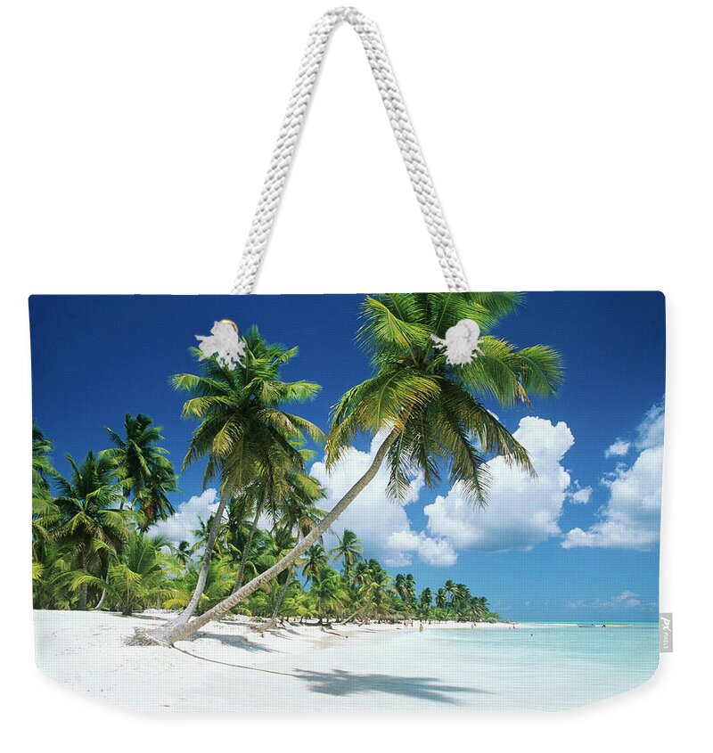 Scenics Weekender Tote Bag featuring the photograph Dominican Republic, Saona Island, Palm by Stefano Stefani