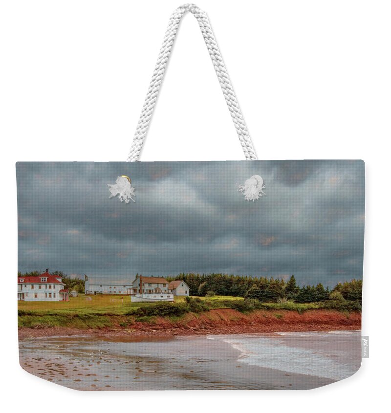 Pei Weekender Tote Bag featuring the photograph Doyle's Cove, The Day After Hurricane Dorian by Marcy Wielfaert