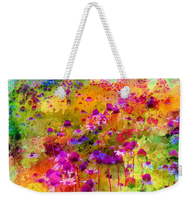  Weekender Tote Bag featuring the photograph Dream of Flowers by Jack Wilson
