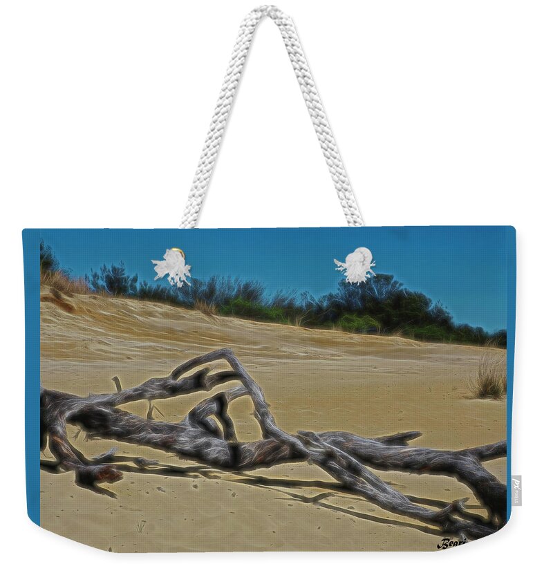 Outer Banks Weekender Tote Bag featuring the photograph Dunes at O B X by Bearj B Photo Art