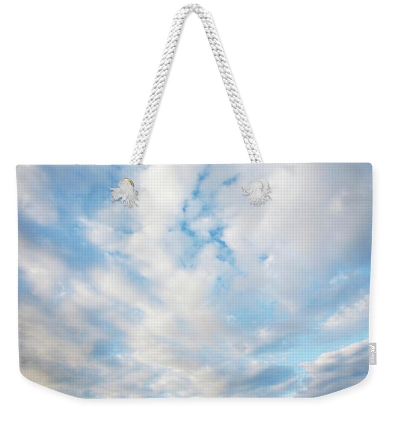 Nantucket Weekender Tote Bag featuring the photograph Early Morning Clouds, Nantucket Island by Nine Ok