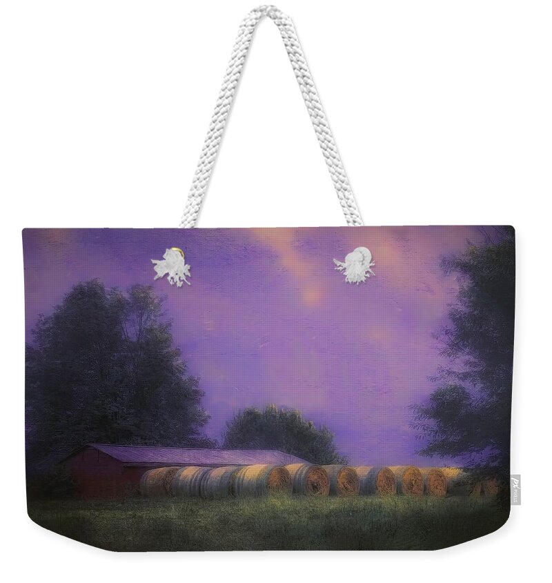  Weekender Tote Bag featuring the photograph Early to Bed, Early to Rise by Jack Wilson