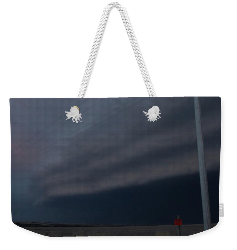 Nebraskasc Weekender Tote Bag featuring the photograph Easter Sunday Supercells 016 by Dale Kaminski
