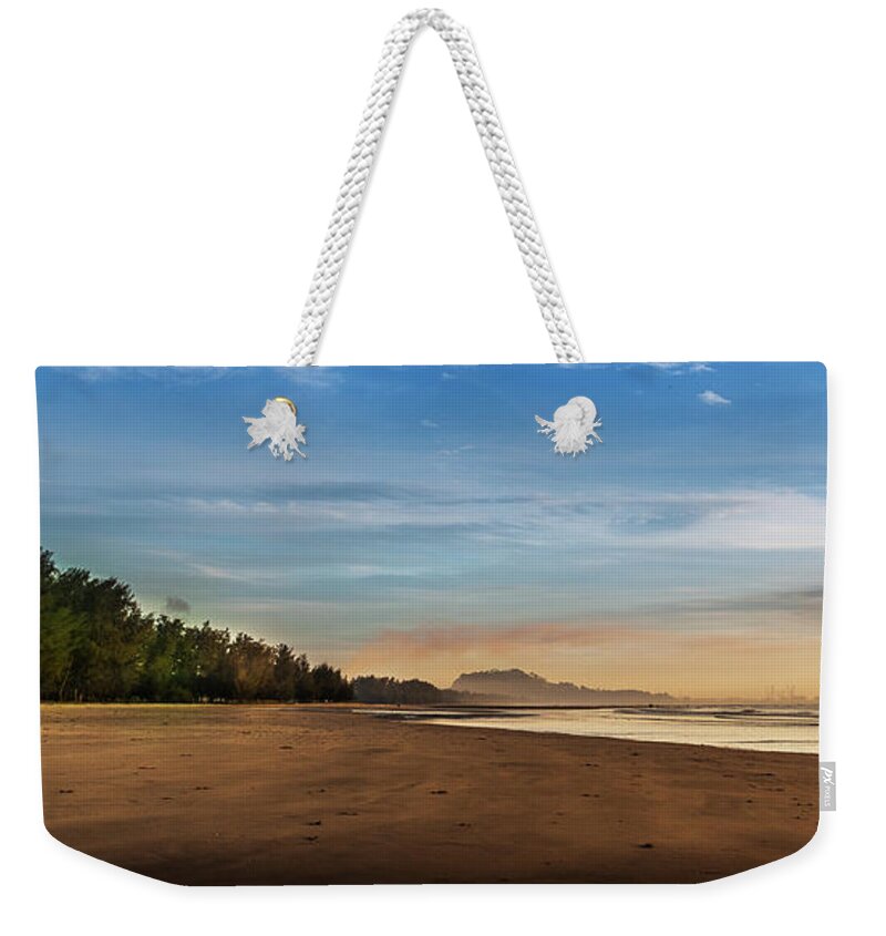 Tranquility Weekender Tote Bag featuring the photograph Eastern Edge Of Malaysia by Simonlong