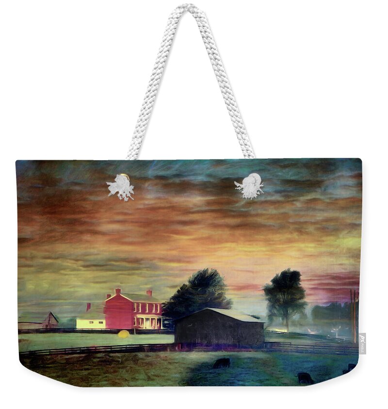  Weekender Tote Bag featuring the photograph Eastern Kentucky Farm by Jack Wilson