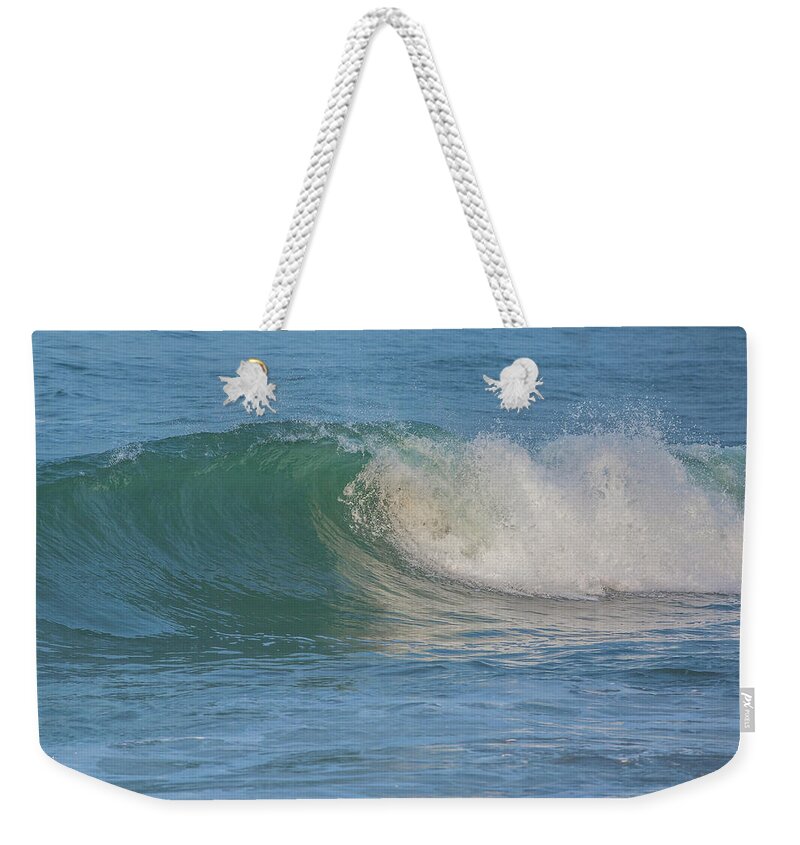 Wave Weekender Tote Bag featuring the photograph Egypt Beach Waves by Ann-Marie Rollo