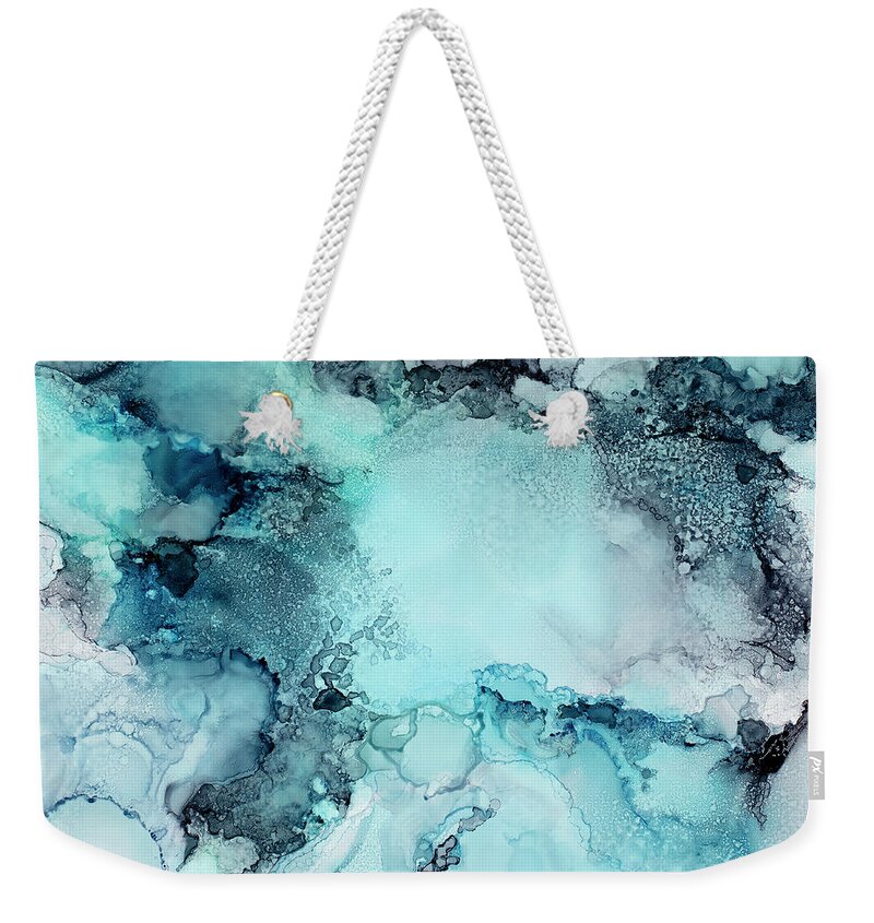 Organic Weekender Tote Bag featuring the painting Emergence by Tamara Nelson