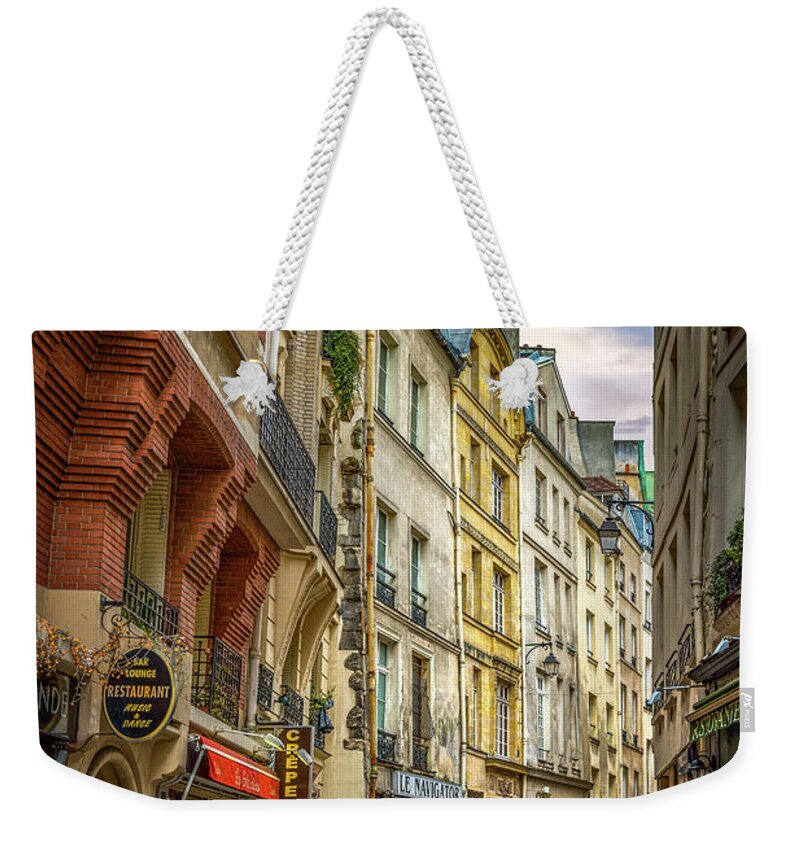 Champs Elysees Mono Weekender Tote Bag by Darren White - Pixels