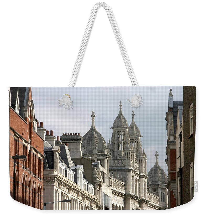 Education Weekender Tote Bag featuring the photograph England, London, Kings College, Maughan by Andrew Holt
