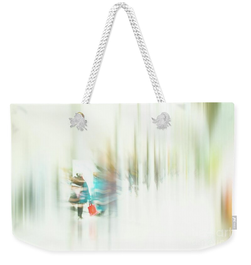 Abstracts Weekender Tote Bag featuring the photograph Entering a Portal by Marilyn Cornwell