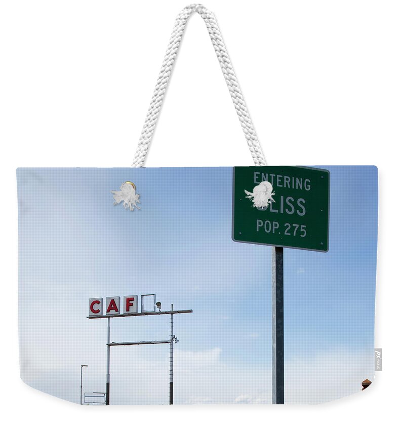 Tranquility Weekender Tote Bag featuring the photograph Entering Bliss, Idaho by Paul Souders