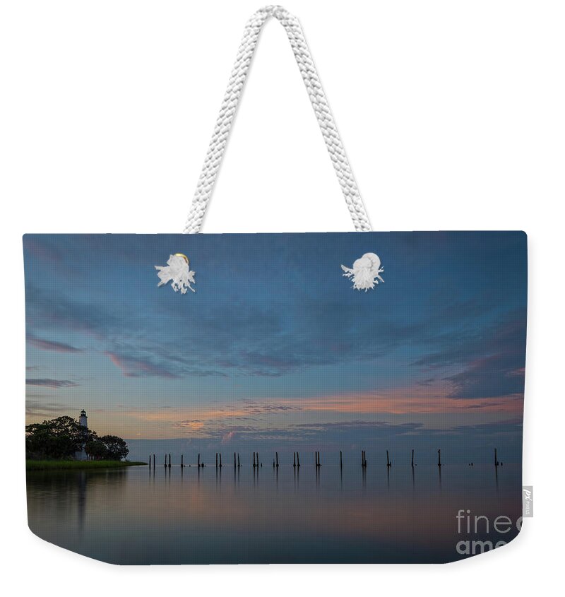 Sunrises Weekender Tote Bag featuring the photograph Epic Lighthouse Sunrise by DB Hayes