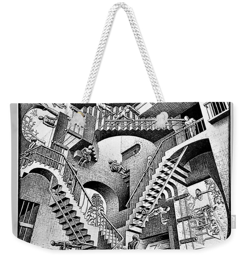Maurits Cornelis Escher Weekender Tote Bag featuring the photograph Escher 131 by Rob Hans