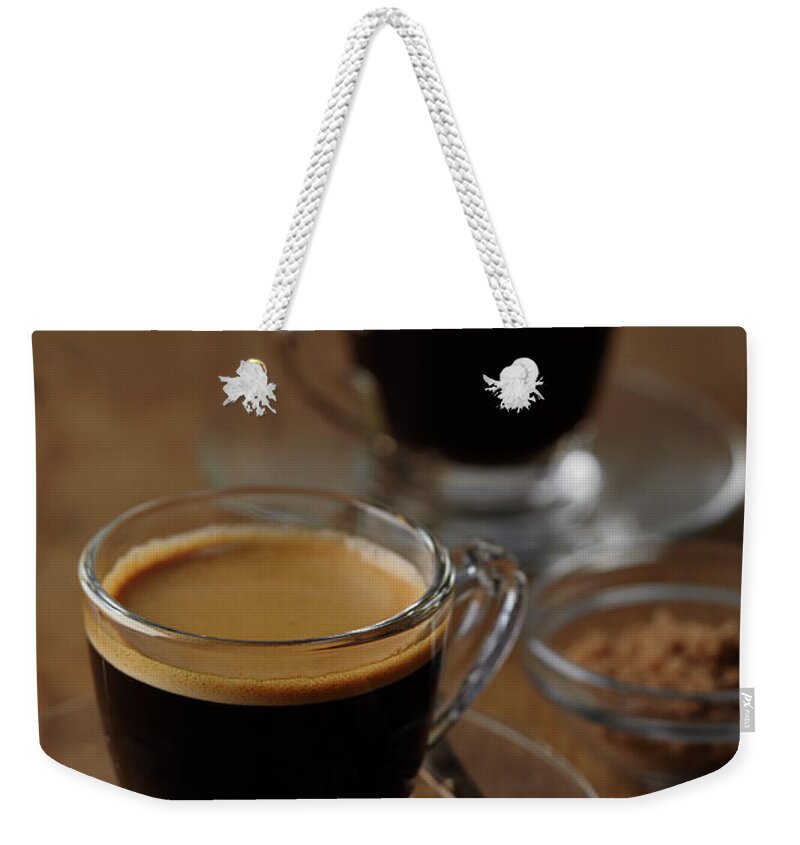 Spoon Weekender Tote Bag featuring the photograph Espresso by Bruce Law