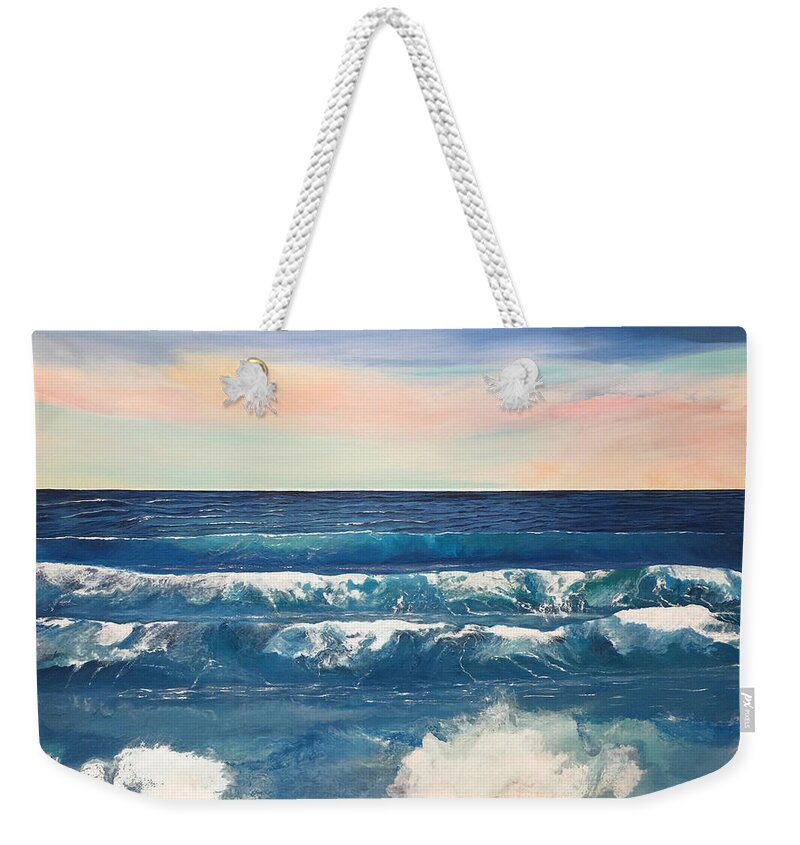 Even If Weekender Tote Bag featuring the painting Even If by Linda Bailey