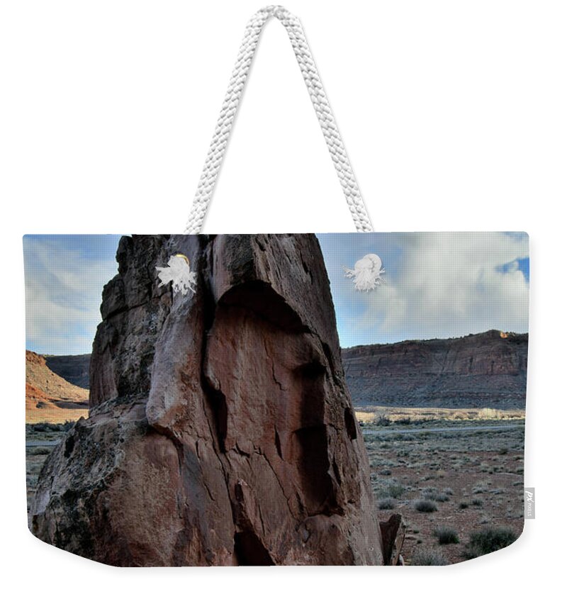 Highway 313 Weekender Tote Bag featuring the photograph Evening Clouds Roll over Highway 313 by Ray Mathis