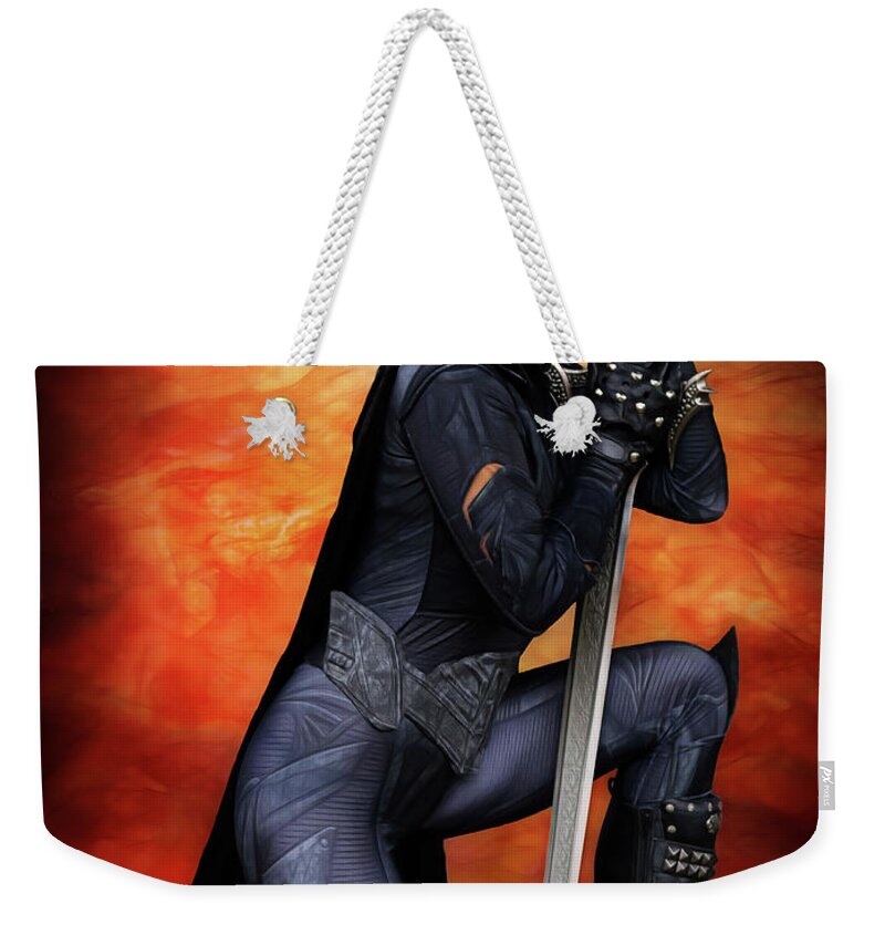 Master Weekender Tote Bag featuring the photograph Evil Lynn by Jon Volden