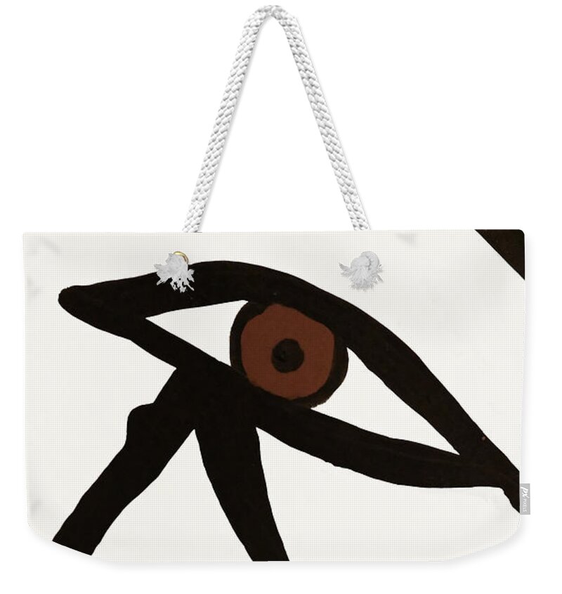 Eye Weekender Tote Bag featuring the photograph Eye of Egypt by Sue Harper