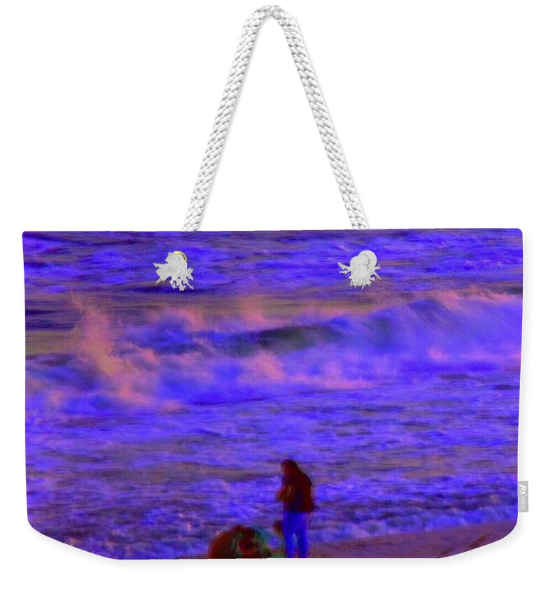 Family Time Weekender Tote Bag featuring the photograph Family Time by Debra Grace Addison