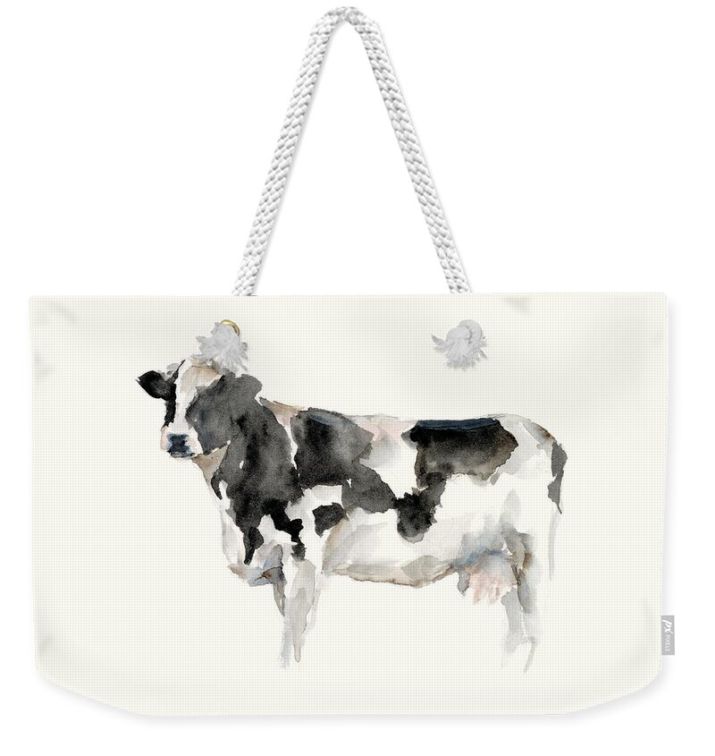 Animals & Nature+farm+cows & Sheep Weekender Tote Bag featuring the painting Farm Animal Study IIi by Ethan Harper
