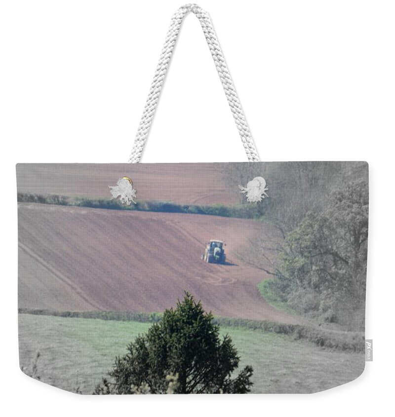 Farmer Weekender Tote Bag featuring the photograph Farmer by Andy Thompson