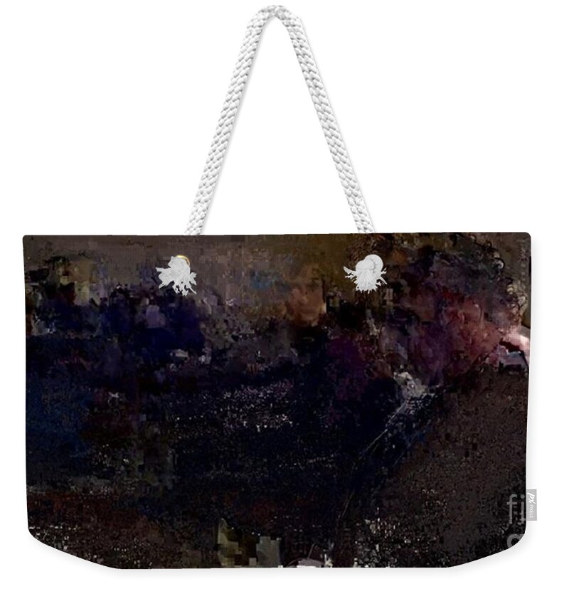 Assembly Weekender Tote Bag featuring the painting Figuratives by Archangelus Gallery
