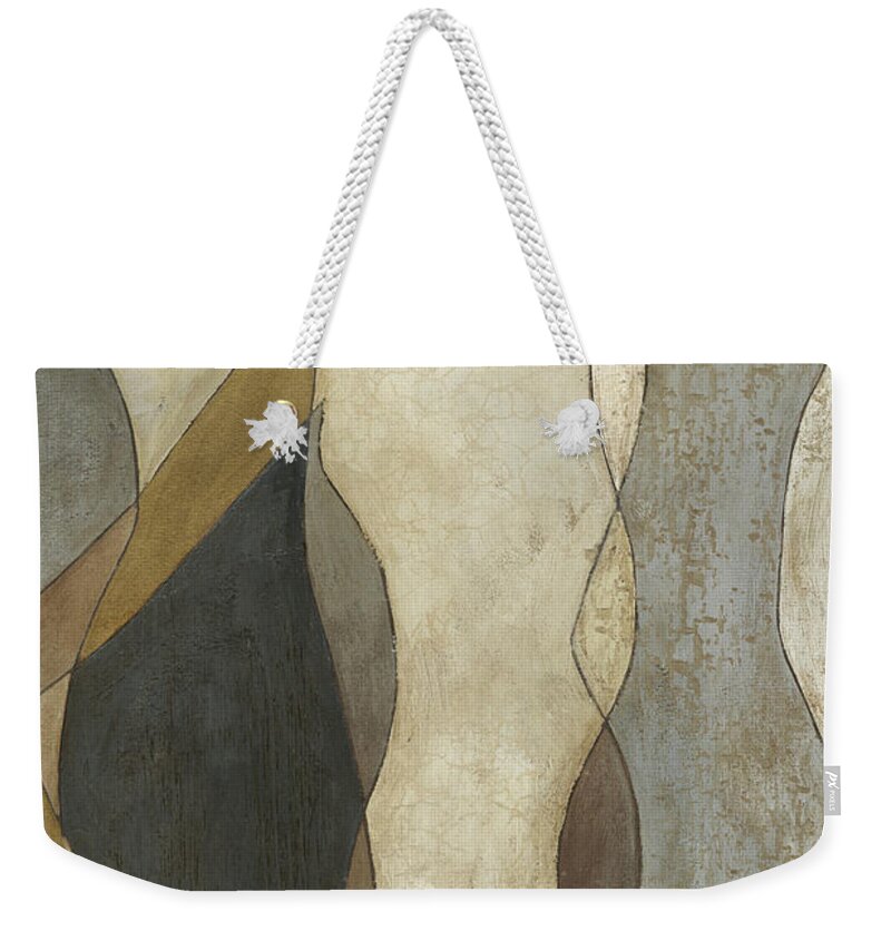 Figurative Contemporary Abstract Weekender Tote Bags