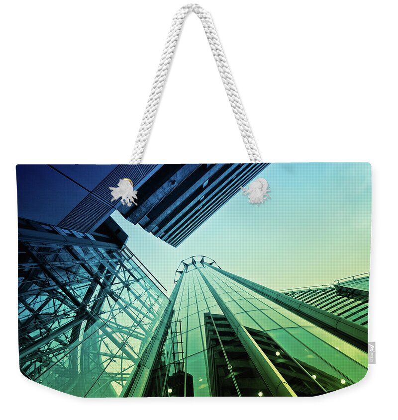 Working Weekender Tote Bag featuring the photograph Financial District Buildings, City Of by Zodebala