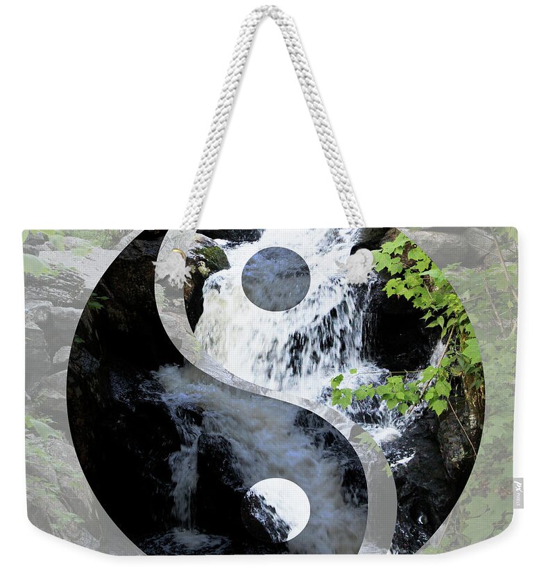 Yin Weekender Tote Bag featuring the photograph Find Your Balance by Samantha Delory