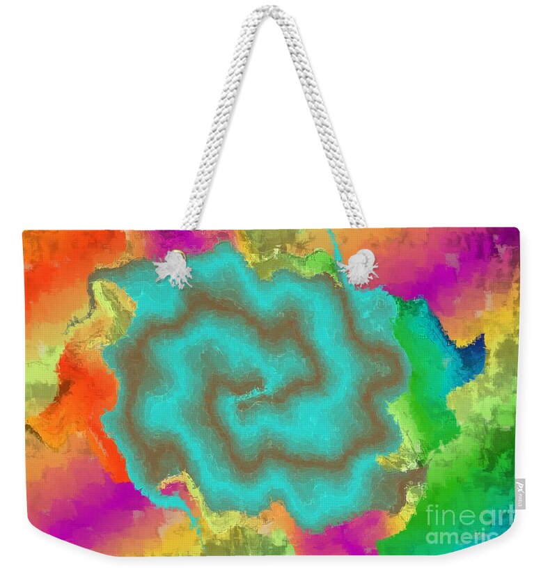  Weekender Tote Bag featuring the digital art Finding the Universe by Bill King