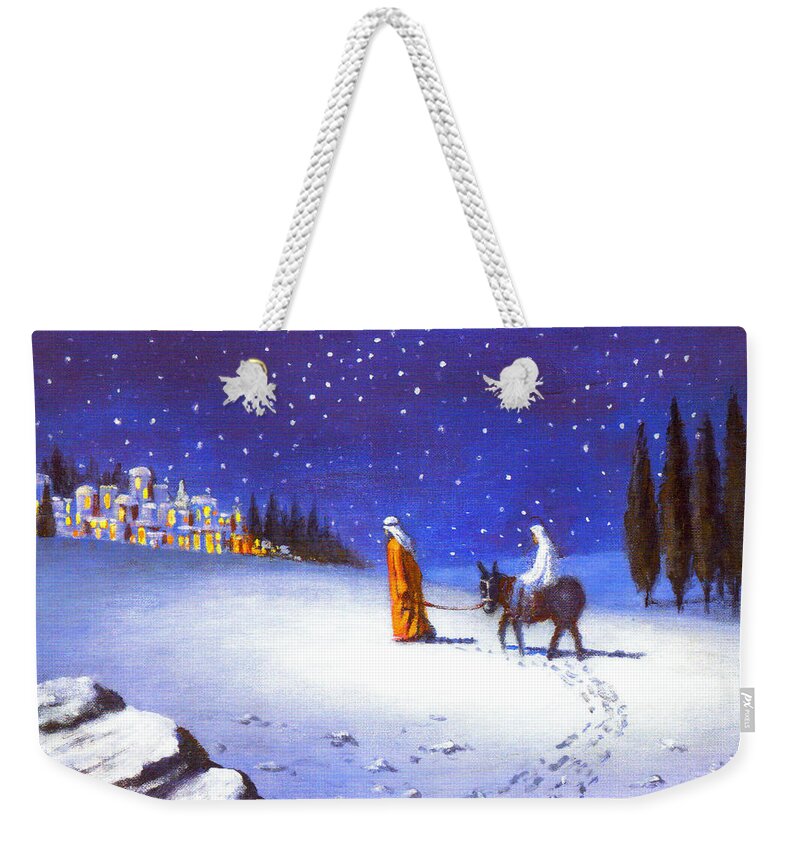 Snow Weekender Tote Bag featuring the photograph Flight into Snow by Munir Alawi