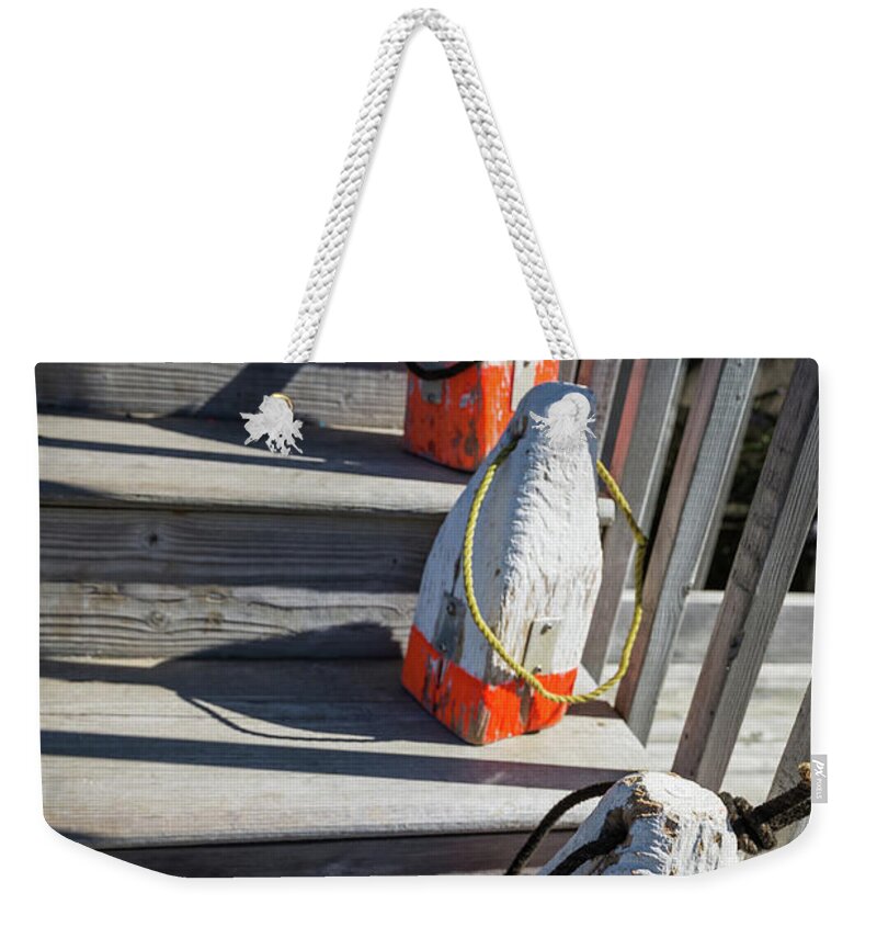 Floats Weekender Tote Bag featuring the photograph Floats by Eva Lechner